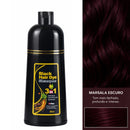 Shampoo Black Hair Dye 3 em 1