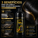 Shampoo Black Hair Dye 3 em 1