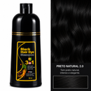 Shampoo Black Hair Dye 3 em 1