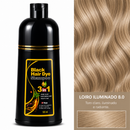 Shampoo Black Hair Dye 3 em 1