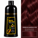 Shampoo Black Hair Dye 3 em 1
