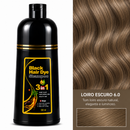 Shampoo Black Hair Dye 3 em 1